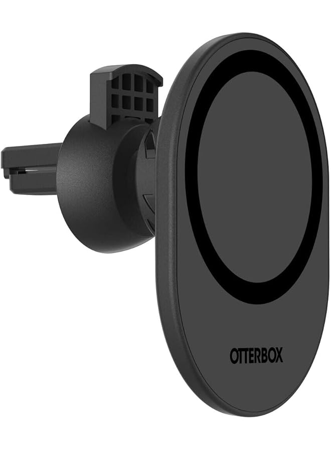 OtterBox Wireless Car Air Vent Mount for MagSafe, Strong Magnetic Alignment and Attachment with MagSafe, Easily Adjustable and Secure Design, Compatbile with iPhone, Black - Image 1