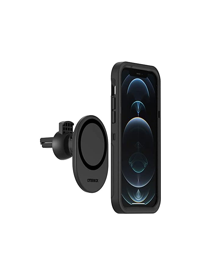 OtterBox Wireless Car Air Vent Mount for MagSafe, Strong Magnetic Alignment and Attachment with MagSafe, Easily Adjustable and Secure Design, Compatbile with iPhone, Black - Image 2