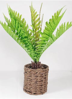 Arabest Palm Tree Artificial Plant Fake Plant Bouquet for House Office Desk Kitchen Decoration  - Image 1