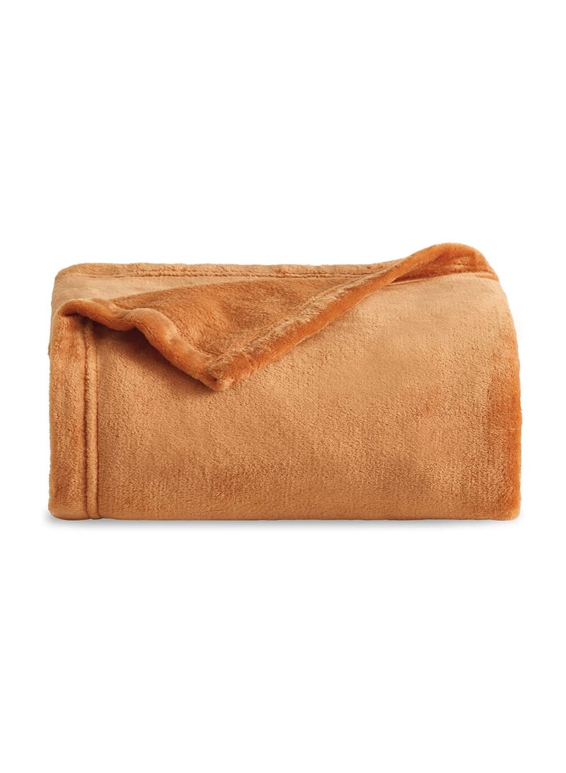 بيير دونا بطانية من الصوف الناعم الفاخر خفيفة للغاية للسرير أو بطانية الأريكة مقاس 200 سم في 220 سم - Image 2