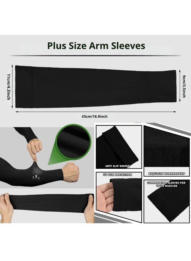 Breathable Full Face Mask & 3 Pairs Cooling Arm Sleeves Set - UV Protection Sun Face Cover + Lightweight Compression Sleeves for Motorcycle, Cycling, Running - Summer Sun Block for Men Women - Image 5
