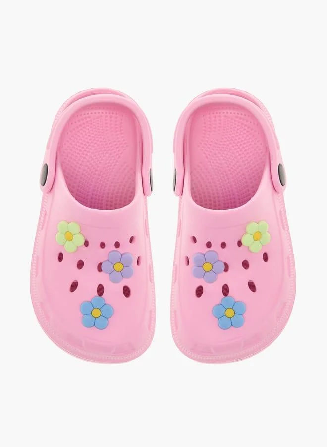 فلورا بيلا من شو إكسبرس كلّوجز بناتي بزخارف الزهور وحزام خلفي