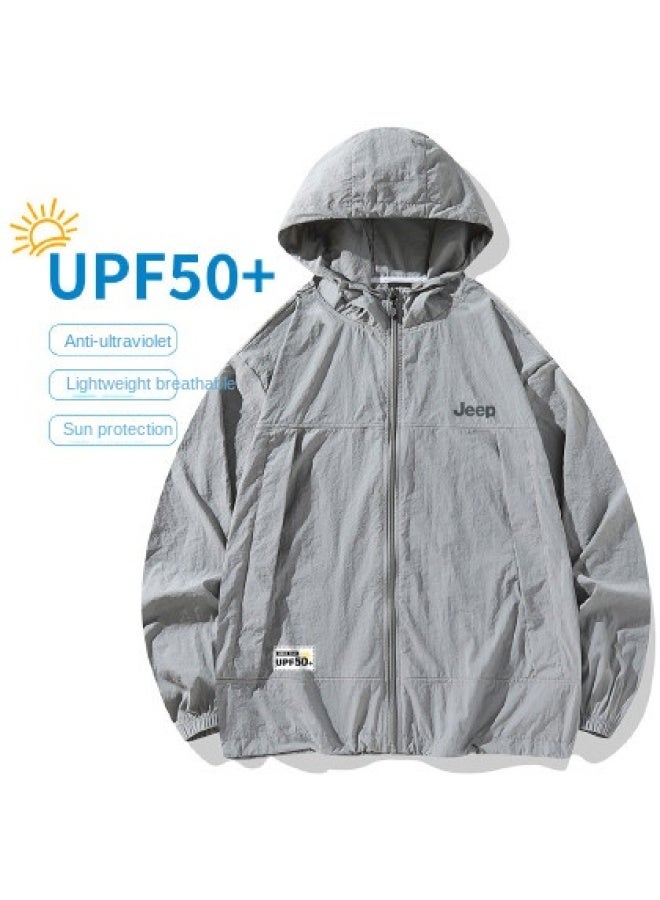 Jeep Cool And Refreshing Summer Boys' Lightweight Hooded Jacket Outdoor Sun Protection Breathable Skin-friendly Windbreaker - Image 5