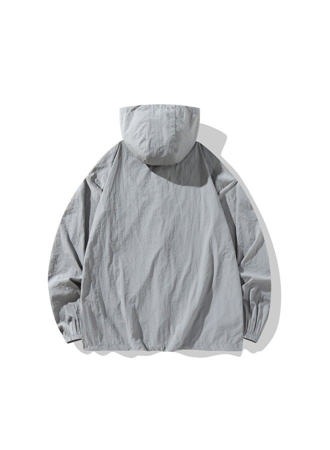 Jeep Cool And Refreshing Summer Boys' Lightweight Hooded Jacket Outdoor Sun Protection Breathable Skin-friendly Windbreaker - Image 2