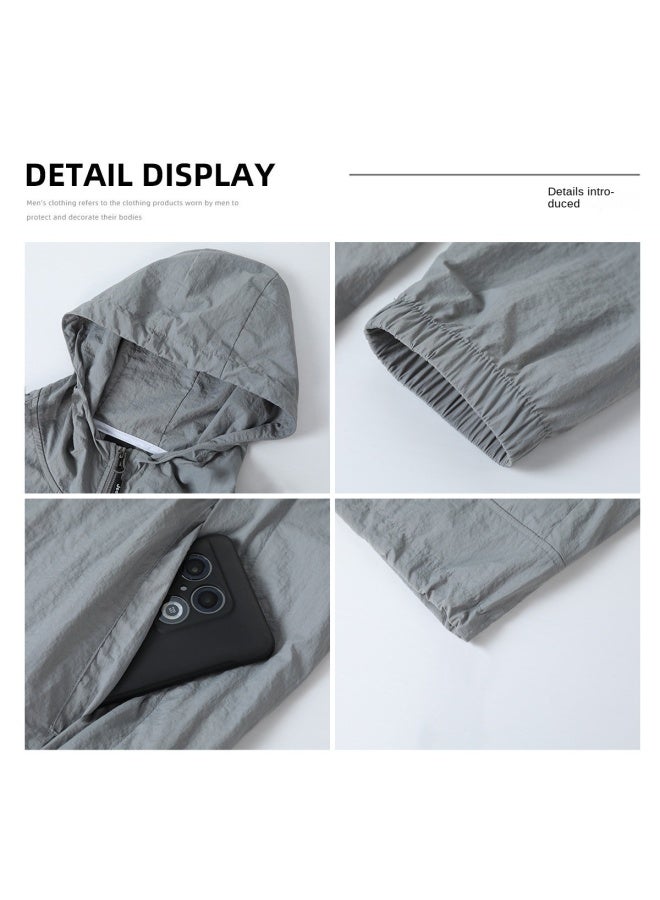 Jeep Cool And Refreshing Summer Boys' Lightweight Hooded Jacket Outdoor Sun Protection Breathable Skin-friendly Windbreaker - Image 4