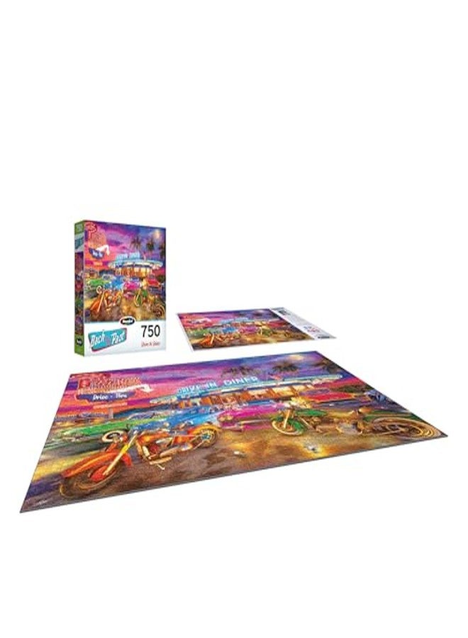 روز آرت - العودة إلى الماضي - مطعم سيارات - أحجية تركيب الصور (بازل) 750 قطعة للبالغين - Image 4