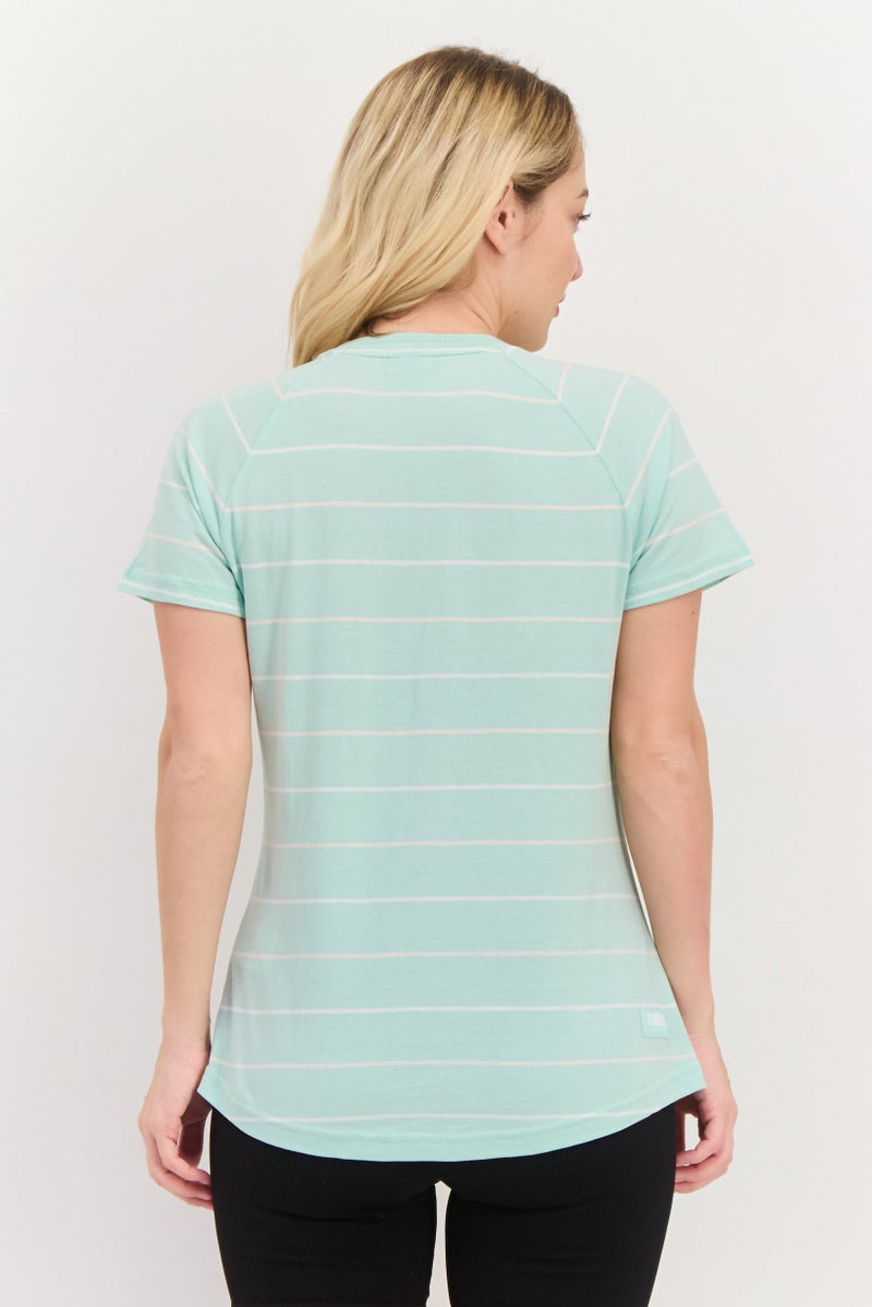 PUMA Women Sportswear Fit Short Sleeves Training Top, Mint Green - Image 3