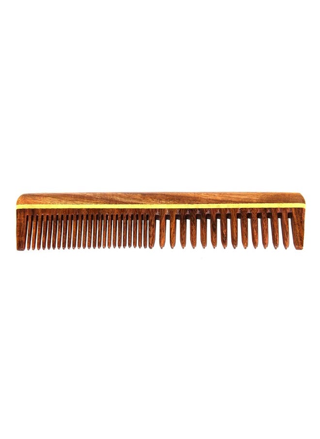 ESPLANADE eSplanade Wooden Comb for Men & Women - Sheesham Wood Handmade Anti-Static Hair, Beard Comb. (7.5 Inch)  - Image 3