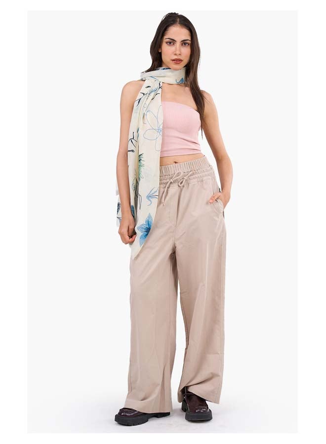 Clue Strapless Cropped Ribbed Top - Image 1