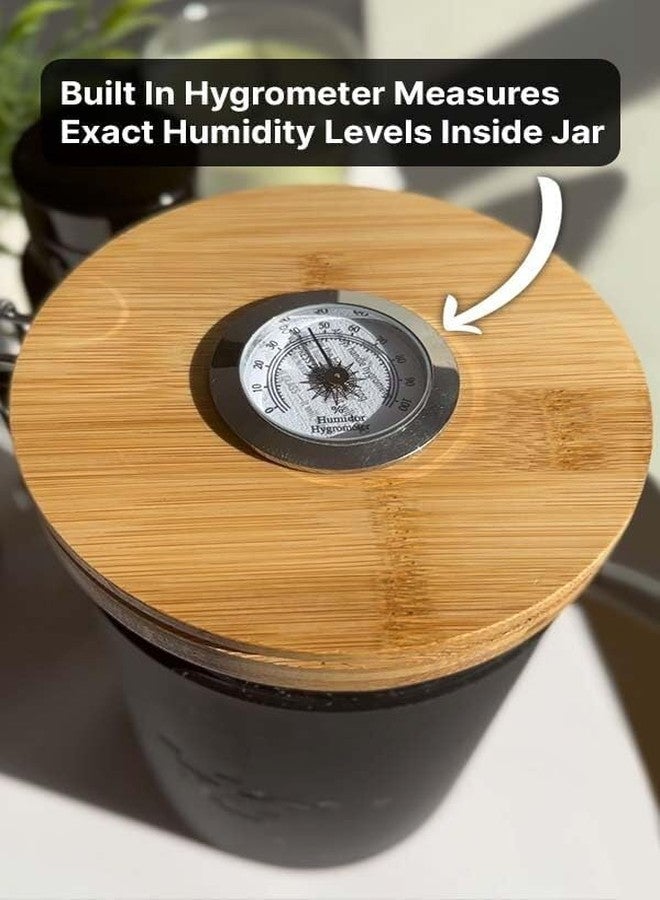 مرطبان هيرب جارد محكم الإغلاق مزود بمقياس رطوبة مدمج - Image 4