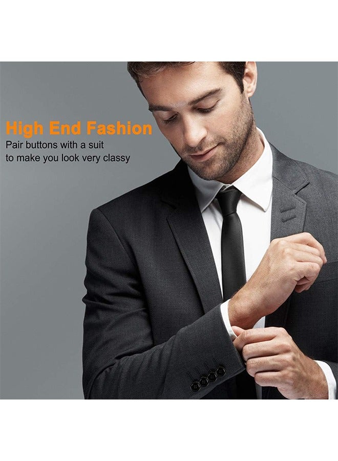 Mixed Sewing ons, 160PCS Round Black 4-Hole Craft ons 5 Sizes White And Black Resin on With Separate Compartment Storage Box Suitable for Sewing DIY Craft Projects - Image 5