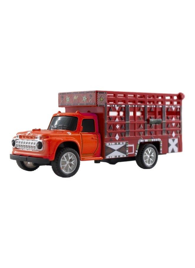 Rally Die Cast  Mini Pull Back Truck  Vehicle Model Toy Play Set for kids  - Image 3