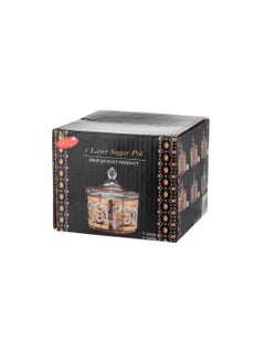 دانيا سكرية من الزجاج ديكور فضي ذهبي  - Image 3