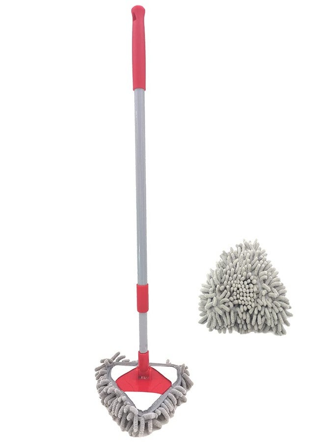Xifando Small Triangular Mop-Mini Housekeeping Cleaning Microfiber Chenille Extension-Type Mop - Image 1