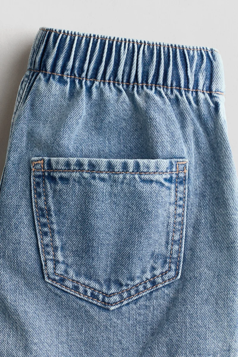 H&M Denim wrap skort
