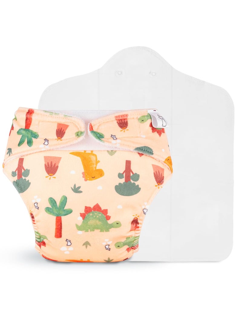 Superbottoms حفاضة قماش فري سايز أونو سوبر سوفت (مع فيلكرو) | حفاضة قماش قابلة لإعادة الاستخدام وقابلة للتعديل للأطفال | راحة جافة | تناسب من 3 أشهر إلى 3 سنوات | قابلة للغسل وخالية من الطفح الجلدي | وقت الزئير. - Image 1