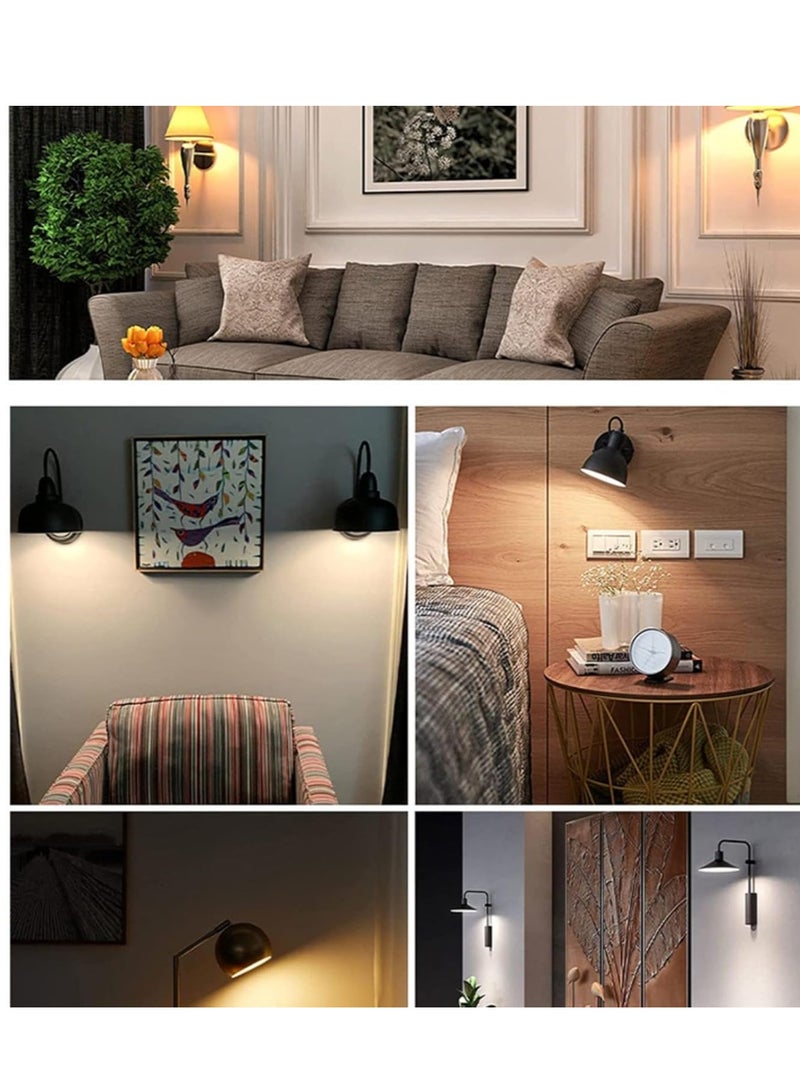 عام مصابيح عاكسة للضوء RGB ، مصباح حائط هوكي الجليد للتحكم عن بعد لاسلكي ، مصابيح برغي E27 ، إضاءة منزلية ، أنشطة خارجية (إضاءة دافئة) - Image 5