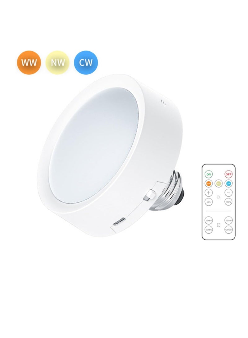 عام مصابيح عاكسة للضوء RGB ، مصباح حائط هوكي الجليد للتحكم عن بعد لاسلكي ، مصابيح برغي E27 ، إضاءة منزلية ، أنشطة خارجية (إضاءة دافئة) - Image 3