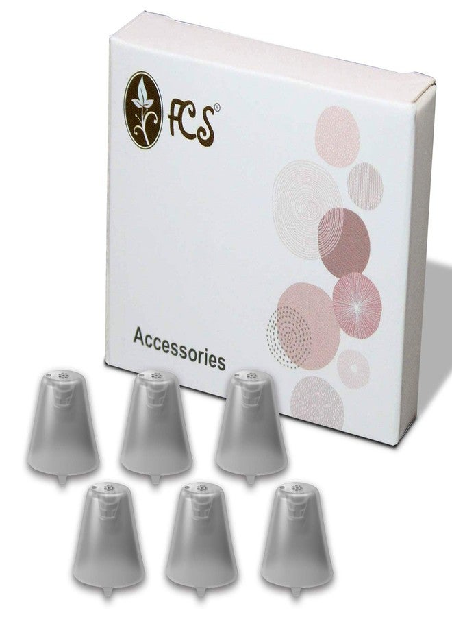 عبوة من 6 أغطية نقر من FCS لسماعات Siemens Signia Silk Primax Click - CIC (مغلقة - صغيرة)