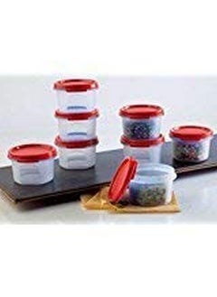 Tupperware Tupperware Plastic Container Set 200Ml, Set Of 8, Blue  - Image 2