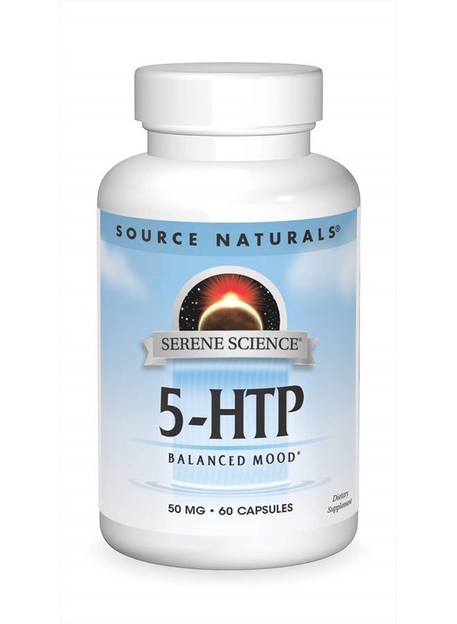 Source Naturals Serene Science 5-HTP 50 mg - 60 Capsules - Image 1