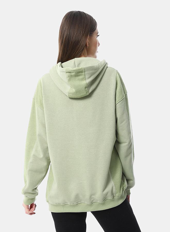 XTCY Summer Milton Hood Sweatshirt with Zipper Pocket Cut women - Image 3