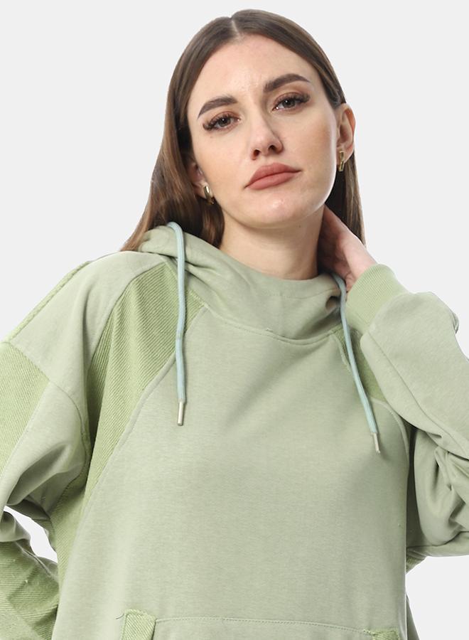 XTCY Summer Milton Hood Sweatshirt with Zipper Pocket Cut women - Image 4