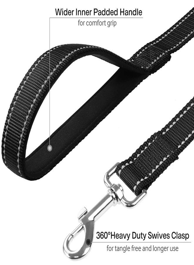 Berlin's PET ACCESSORIES Berlin's Reflective 1inch Dog Collar and Leash Set with Adjustable fit, Strong Metal Clip, and Handle. Ensures Comfort, Control, and Safety for Daily Walks, Training, and Outdoor Adventures (Black) - Image 4