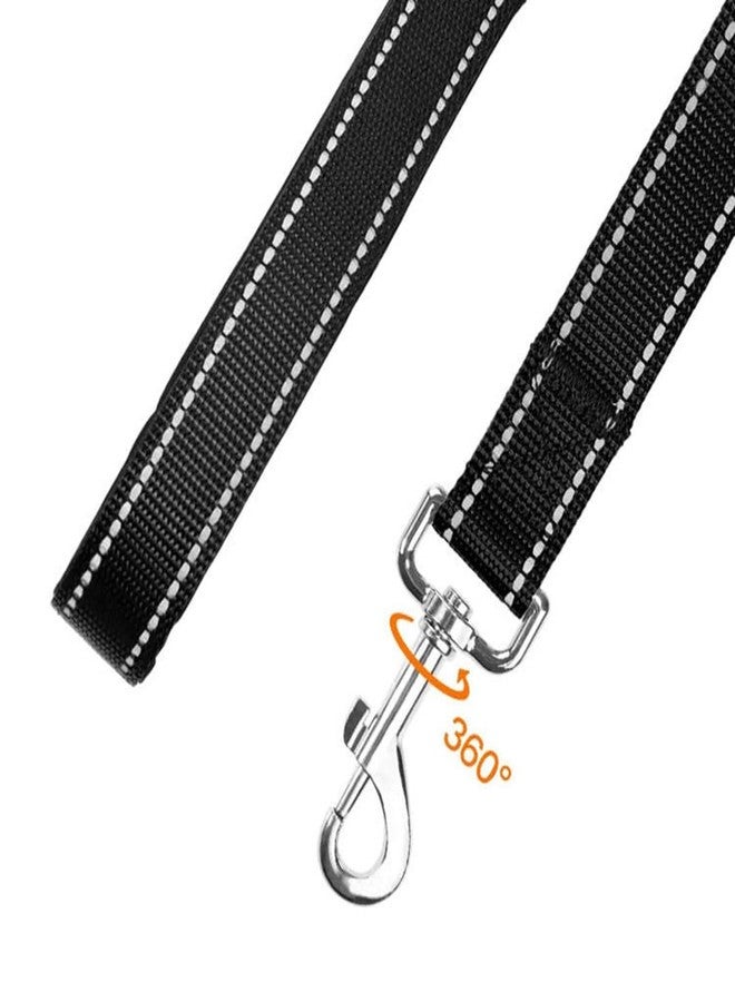 Berlin's PET ACCESSORIES Berlin's Reflective 1inch Dog Collar and Leash Set with Adjustable fit, Strong Metal Clip, and Handle. Ensures Comfort, Control, and Safety for Daily Walks, Training, and Outdoor Adventures (Black) - Image 5