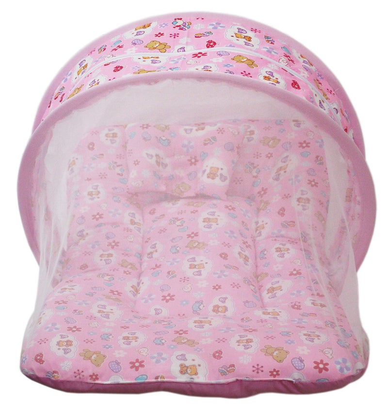 KooKyKooby Baby Mosquito and Insect Protection Net with Bedding (NEWPINK) - Image 1