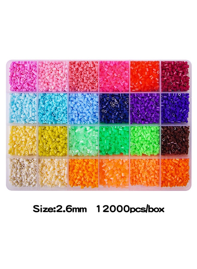 Yuanpai شعبية 5mm24 اللون مطابقة الفاصوليا دعوى التكامل مطابقة الفاصوليا DIY الأطفال اليدوية لغز تجميع ثلاثي الأبعاد اللعب - اللون: صغير Pindou 24 شبكة إعادة التعبئة حزمة 96 لون رقم 3 - Image 1