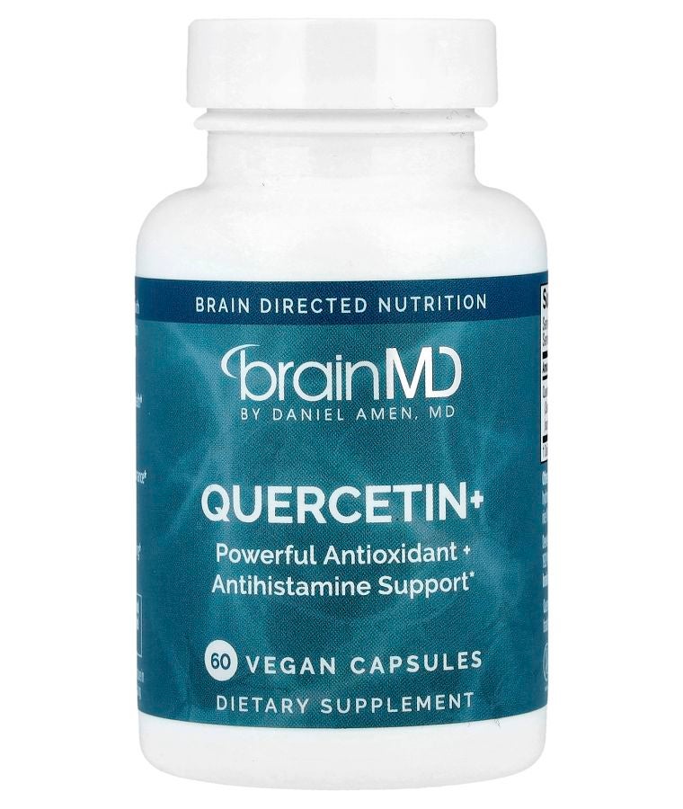 BRAINMD Quercetin+ 60 Vegan Capsules (250 mg per Capsule)