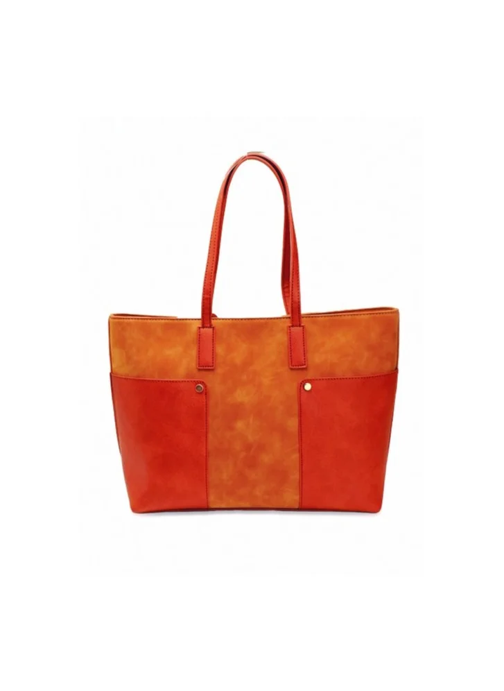 AMICA Alma Double Handle Tote Bag for Women - Brown