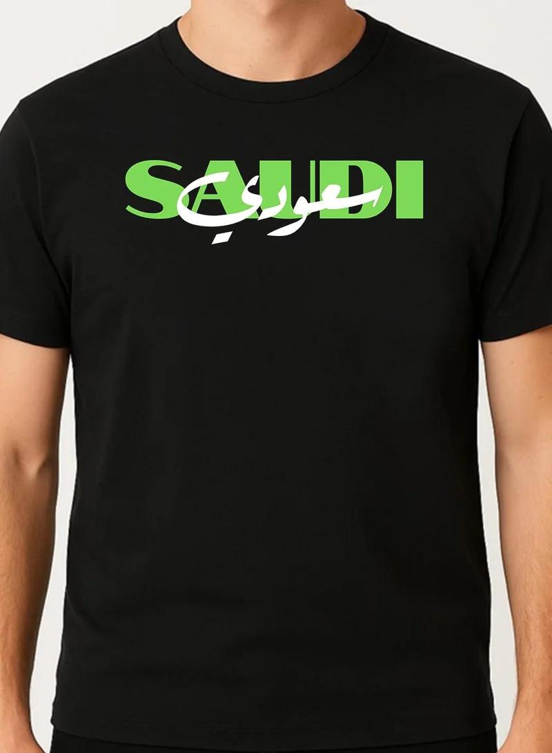 Lowha Cotton T-Shirt for Saudi National Day, Founding Day, Everyday Saudi Pride Wear for Women & Men