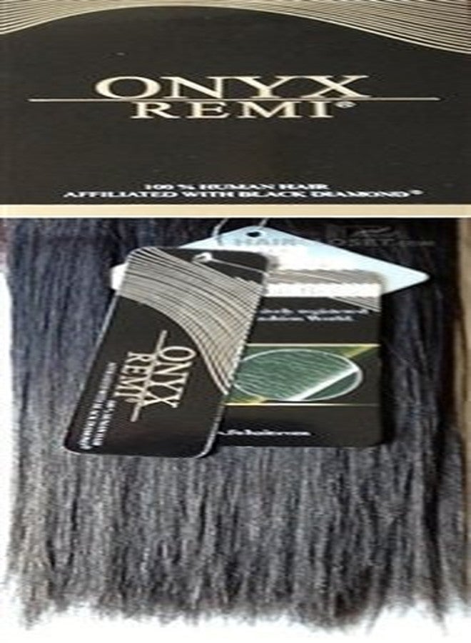 Onyx Remi Yaki 100% Remi Human Hair (12", 1B)