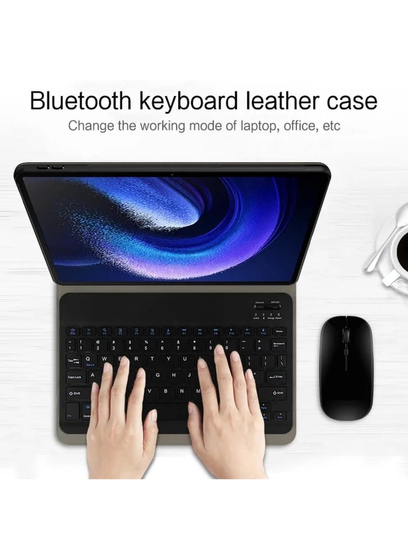 Generic - Huawei Matepad 11.5 BTK-W09 Case Keyboard Cover with Pencil Holder for MatePad 11 5 2023 Tablet Cover with Mouse - Image 1