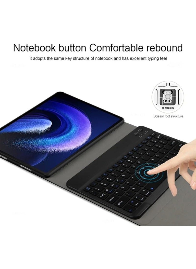 Generic - Huawei Matepad 11.5 BTK-W09 Case Keyboard Cover with Pencil Holder for MatePad 11 5 2023 Tablet Cover with Mouse - Image 1