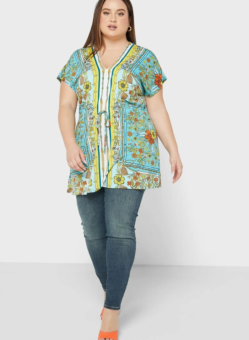 Avenue Printed Knitted Dress