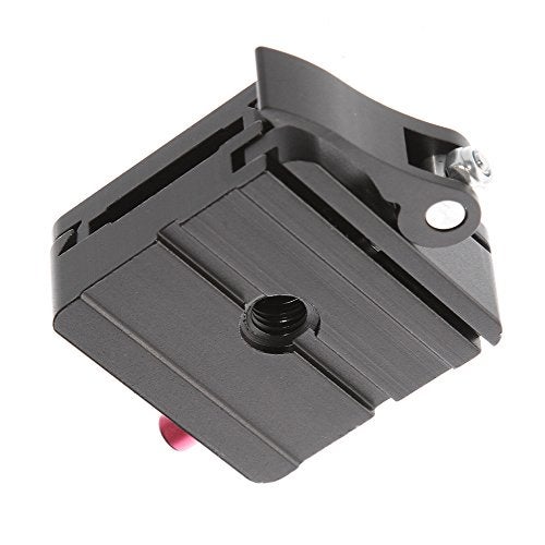 Hersmay P50 Camera Quick Rlease Clamp with 1/4" Quick Release Plate 3/8" Mounting Screw for Tripod Ball Head Compatible with Arca Swiss Standard - Image 5