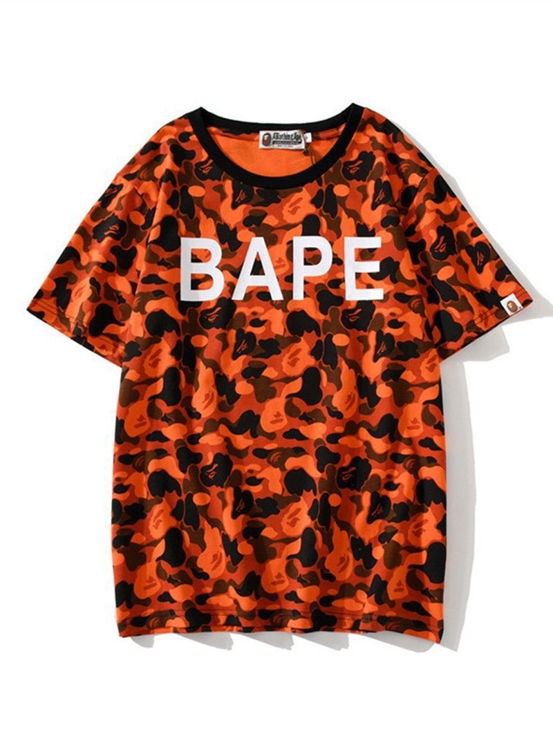 Fashionable street T-shirt 3D digital printing loose short-sleeved T-shirt for adults and children - Image 1
