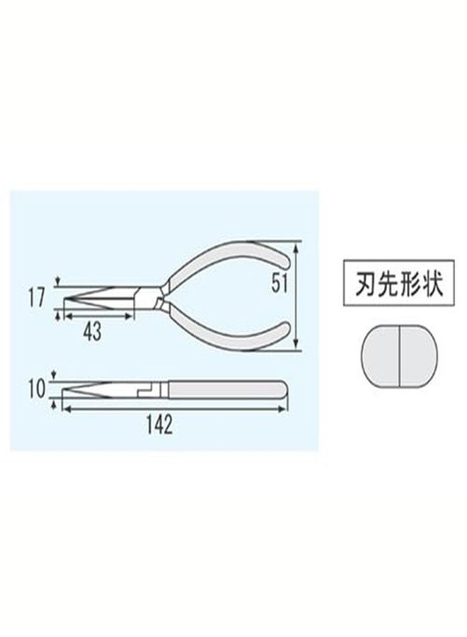 Engineer Long Nose Pliers (125mm) With Integral Wire Cutting Jaws, Made In Japan. Engineer pr-15 - Image 3