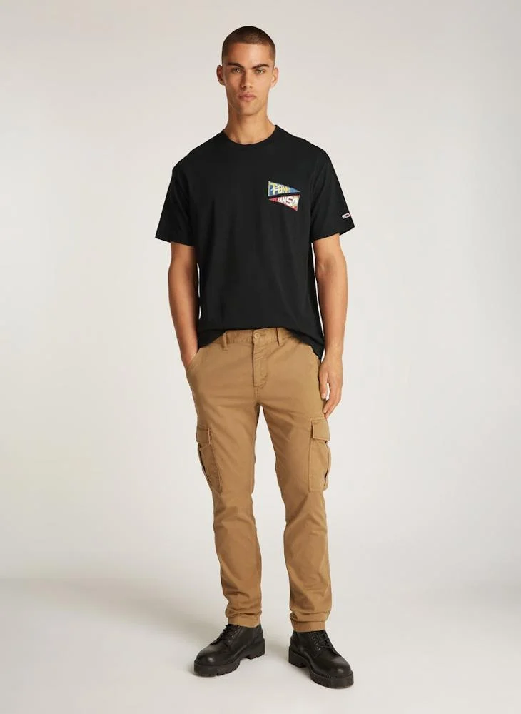 TOMMY JEANS Logo Short Sleeve Crew Neck T-Shirt