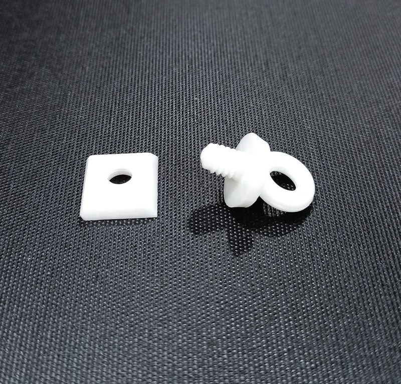 FAPBADRI End CapLock for C ChannelCurtain Track Material Plastic Colour White 100 Pieces - Image 4