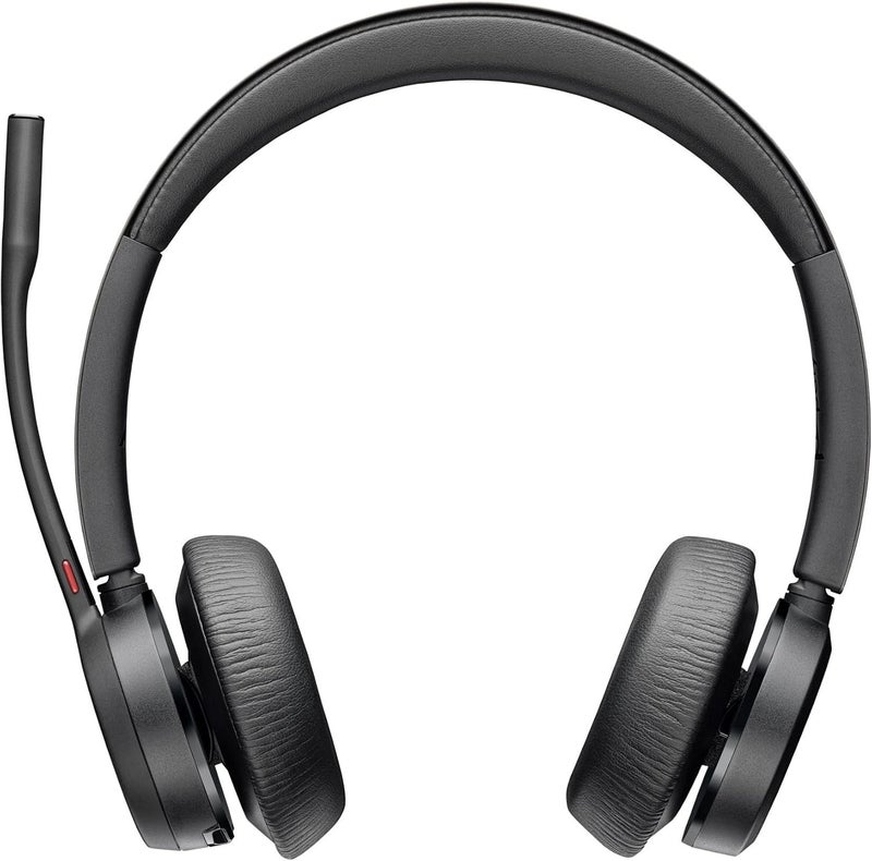 Poly  Voyager 4320 UC Wireless Headset  Charge Stand Plantronics  Headphones with Boom Mic  Connect to PCMac via USBA Bluetooth Adapter Cell Phone via Bluetooth  Works with Teams Zoom More - Image 2