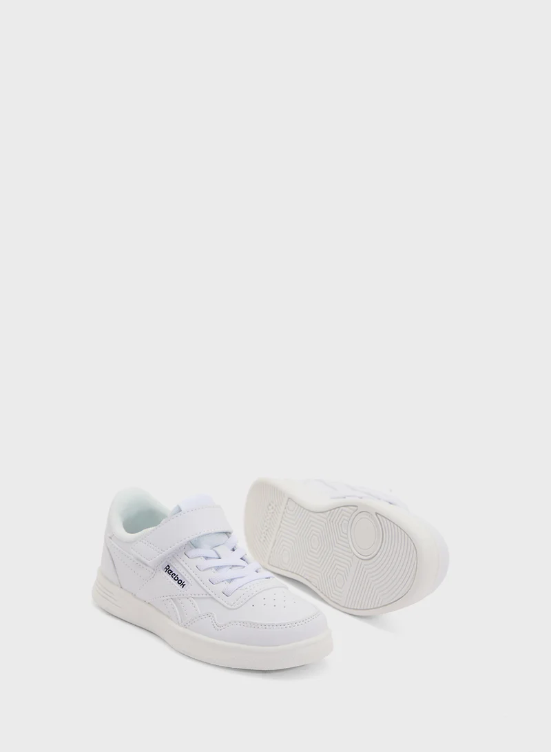 Reebok Kids Court Advance Elastic & Top Strap