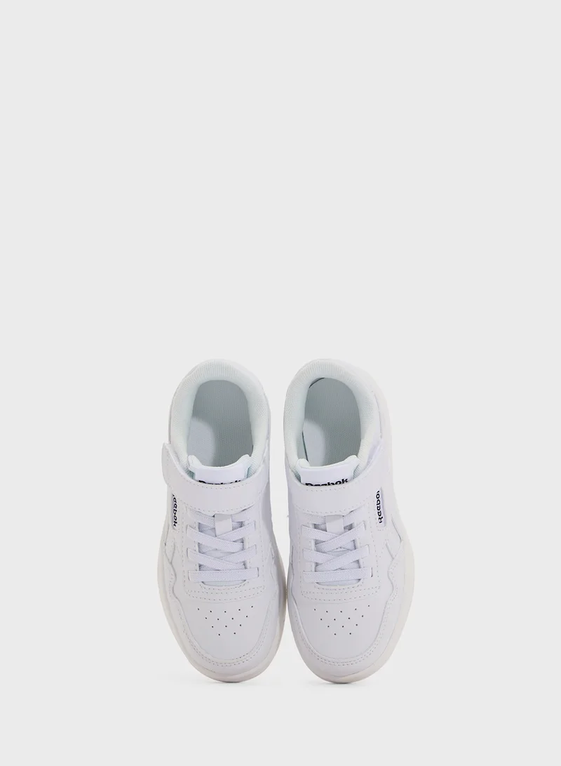 Reebok Kids Court Advance Elastic & Top Strap