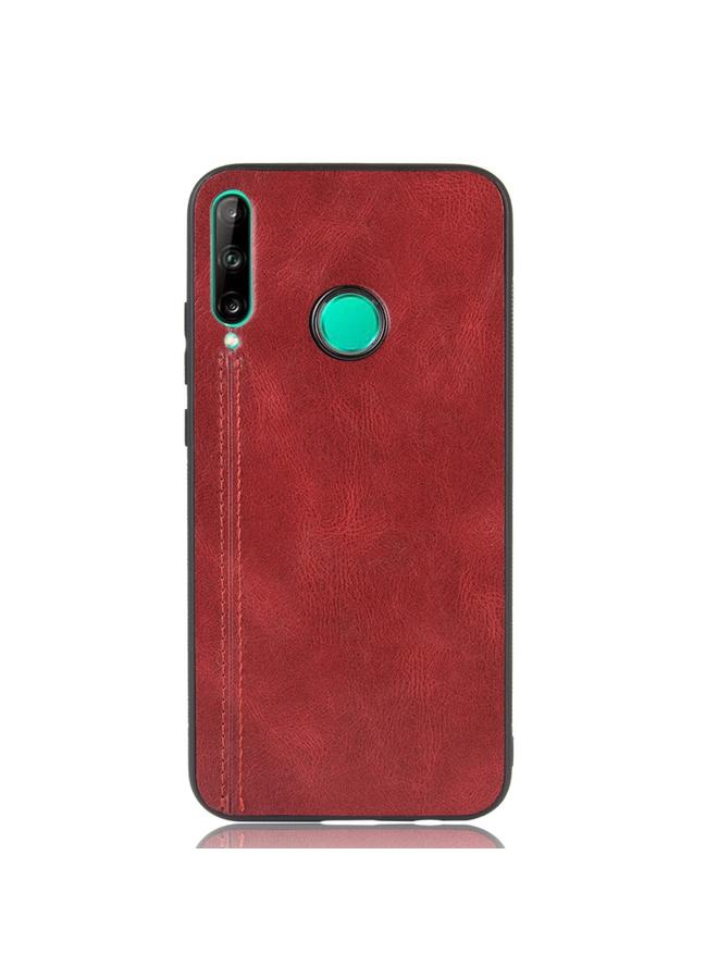 Green Tiger Case For Huawei P40 lite E / Y7P Shockproof Sewing Cow Pattern Skin PC + PU + TPU Case - Image 2