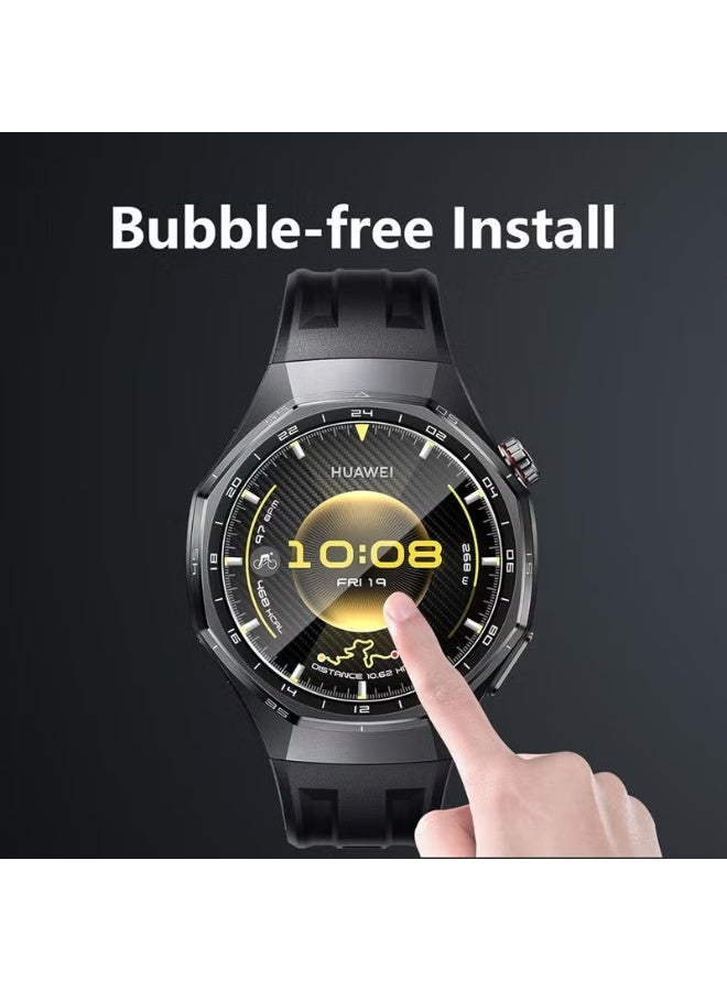 2 Pack Screen Protector for Huawei GT6 Pro 46mm, with Auto-alignment Installation kit, HD Scratch-Resistant Tempered Glass Screen Protector for Huawei GT 6 Pro 46mm - Image 5