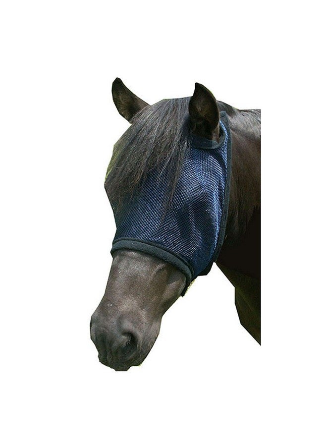 إنتريبيد إنترناشونال قناع الذباب للخيول الصغيرة من شركة إنتربيد إنترناشونال، أقنعة ذباب بحرية للخيول، خفيفة الوزن وجيدة التهوية مع حماية من الشمس، مادة شبكية شفافة تمنع الاحتكاك، إغلاق بشريط لاصق