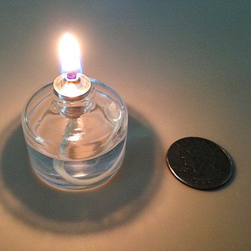 Firefly Refillable, Clear Glass Unscented Tealight Candles - 5 Pack - Bulk Long Burning Tea Lights Cotton Wick & Holder Included - Image 5